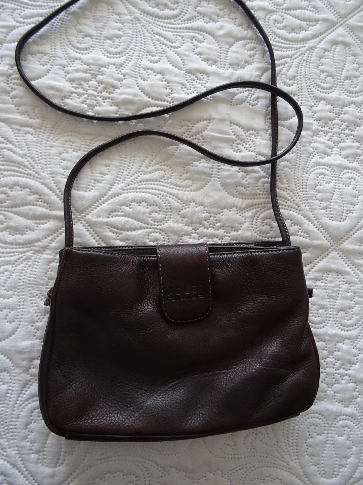 Sac à main bandoulière marron Adler